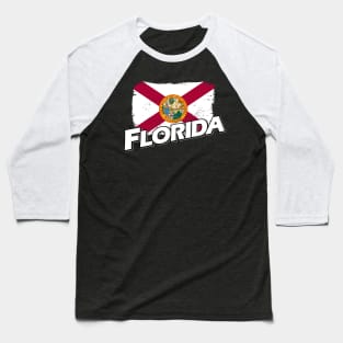 Florida flag Baseball T-Shirt